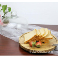 Crystal Round Coast Acacia Cake Dome and Board